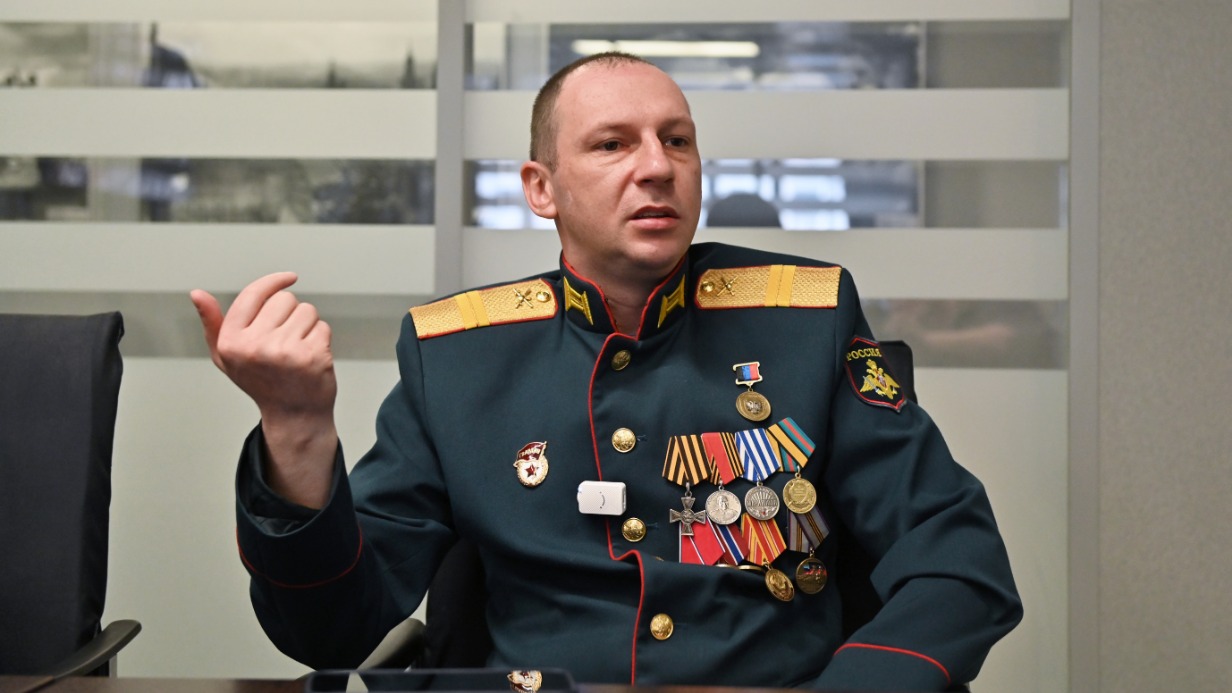 Ветеран спецоперации Сергей Ключников в редакции «Вечерней Москвы»