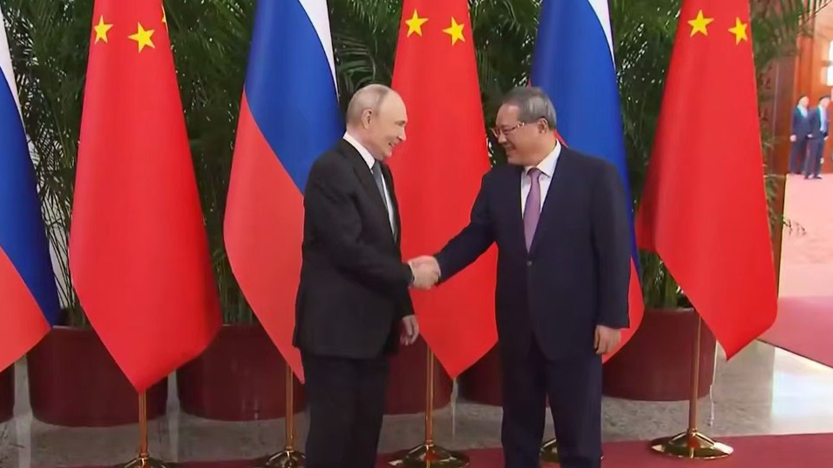 Путин встретился с премьером Госсовета КНР Ли Цяном
