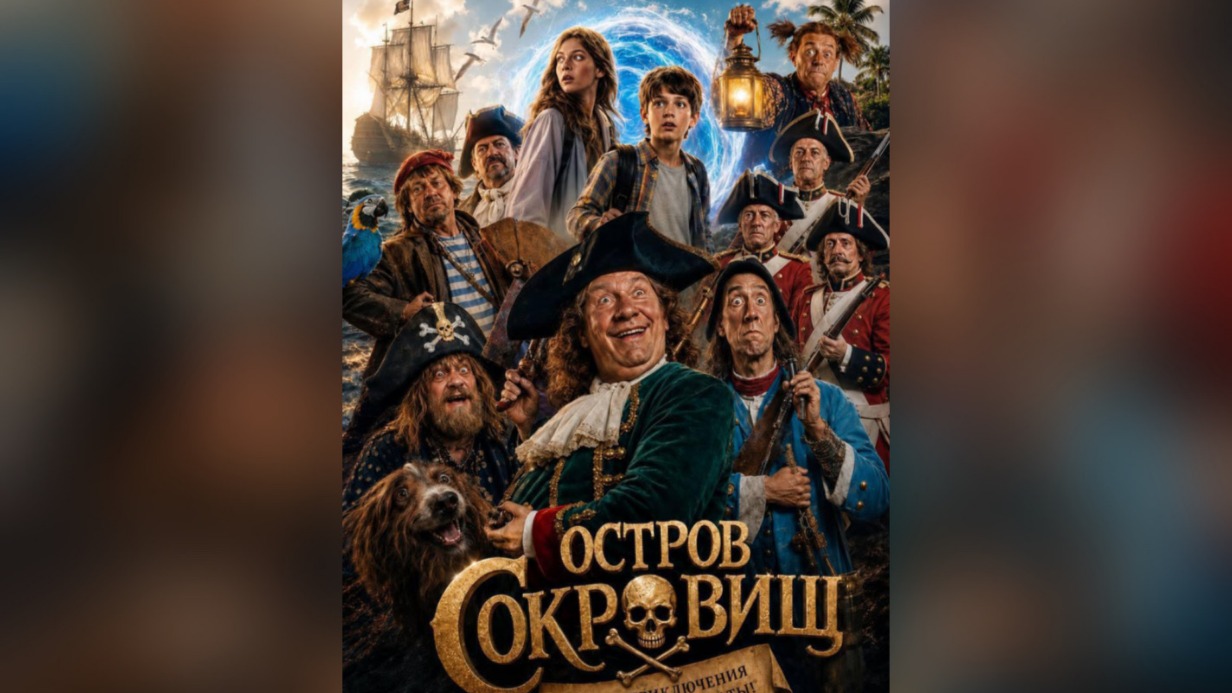 В сети уже появился постер-анонс нового «Острова сокровищ». Ленту планируют выпустить в 2029 году