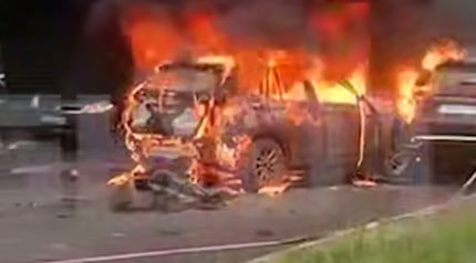 Мощность СВУ, которым подорвали BMW в Балашихе, составила 300 граммов тротила