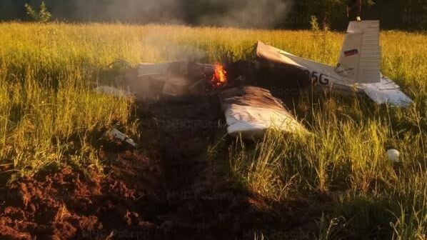 Два человека погибли при крушении легкомоторного самолета в Подмосковье