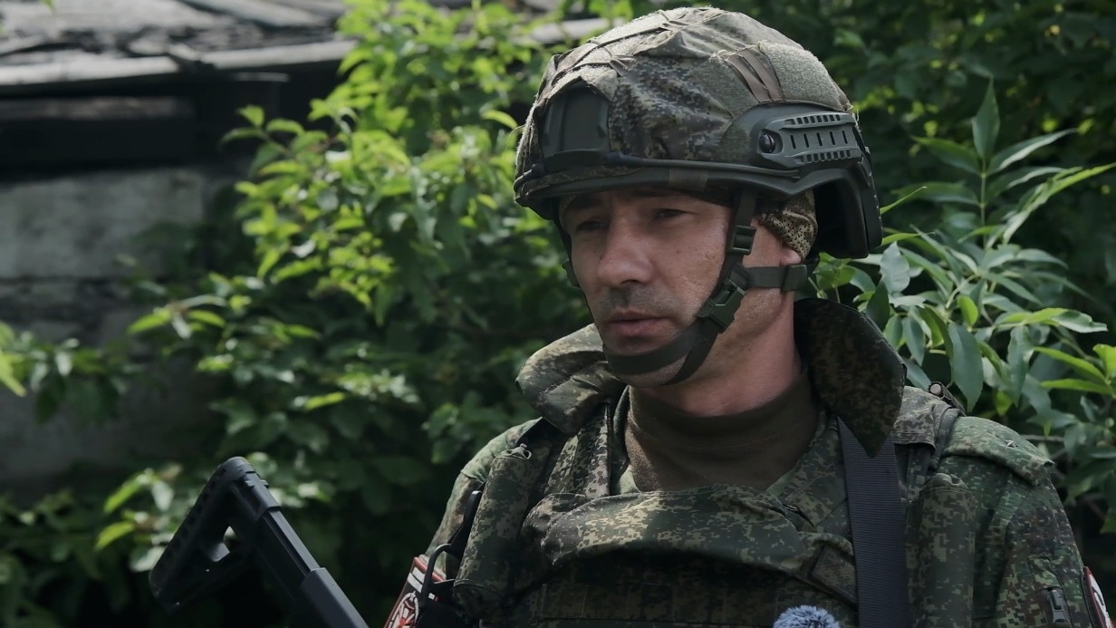 Командир штурмового взвода Сергей Киселев в зоне СВО