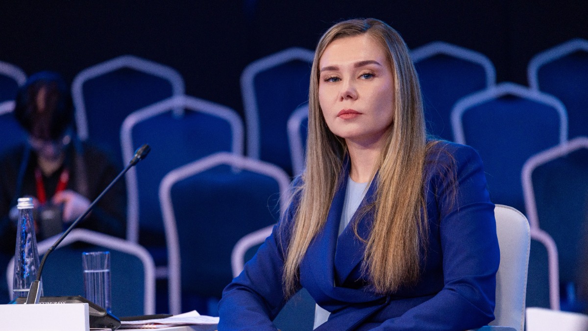 6 июня. Гендиректор Агентства развития профессионального мастерства Мария Елкина перед сессией ПМЭФ-2026