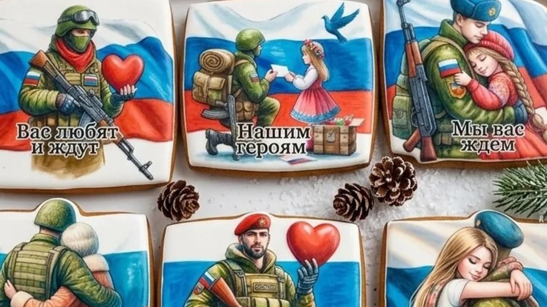 Участница «Лета в Москве» передает пряники собственного производства бойцам СВО