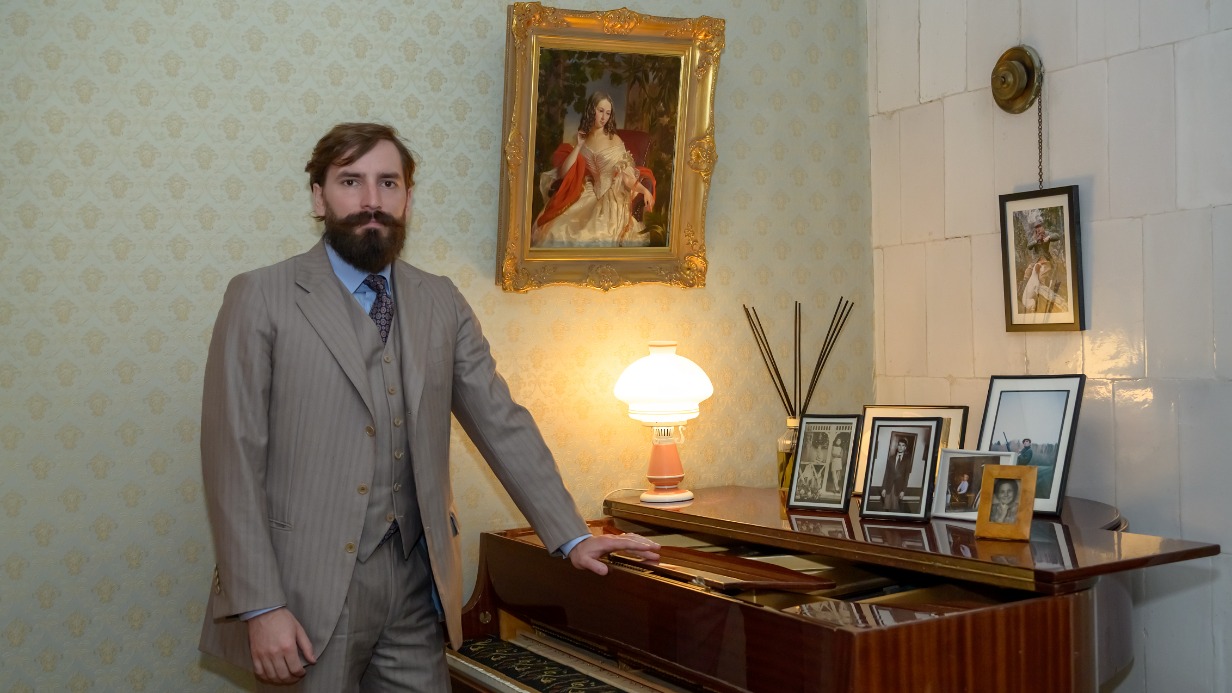Степан Вишневский в родовой усадьбе