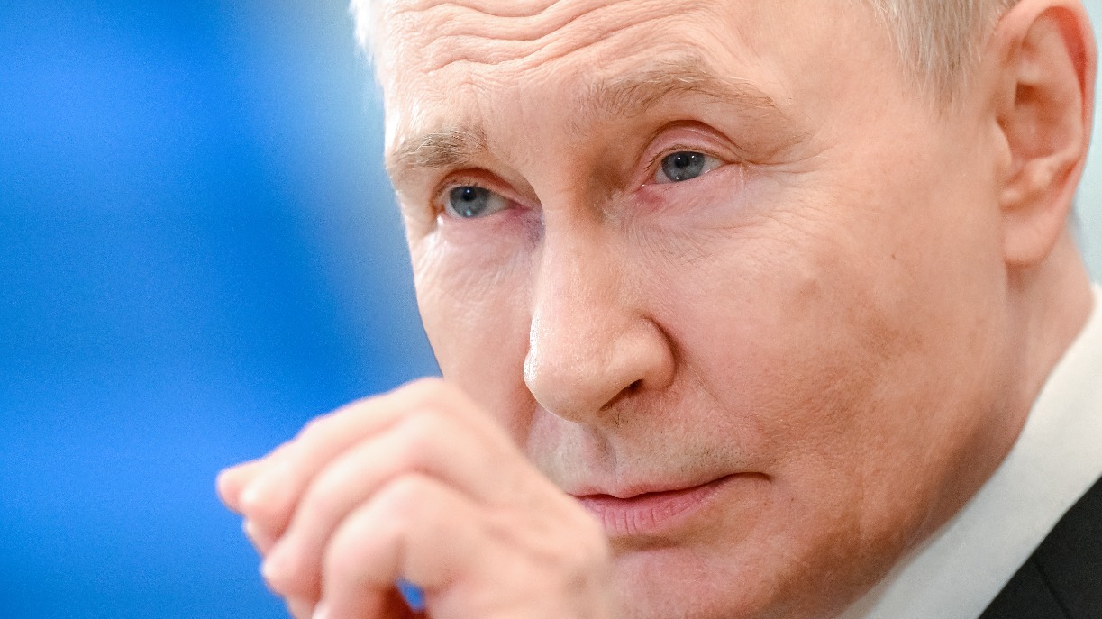 Президент РФ Владимир Путин — прирожденный лидер с голубыми глазами.