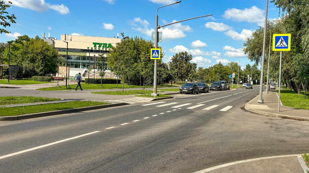 Асфальт обновили на улице Кухмистерова на юго-востоке Москвы 