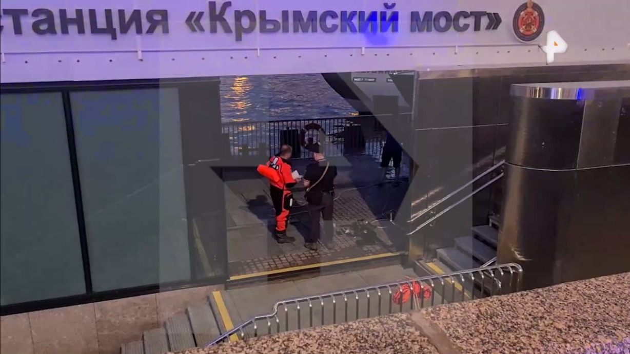 Мужчину достали из воды на Пушкинской набережной в центре Москвы