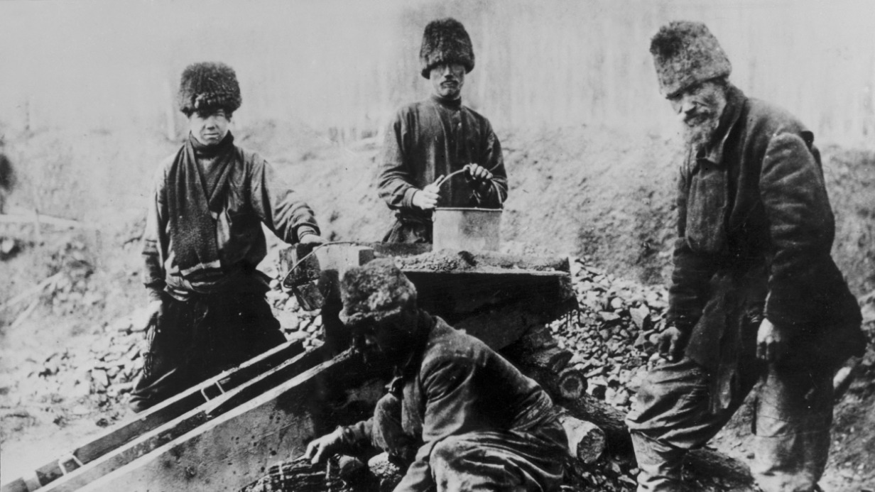 В Российской империи в Сибири и на Дальнем Востоке была своя золотая лихорадка. Фото 1900 года
