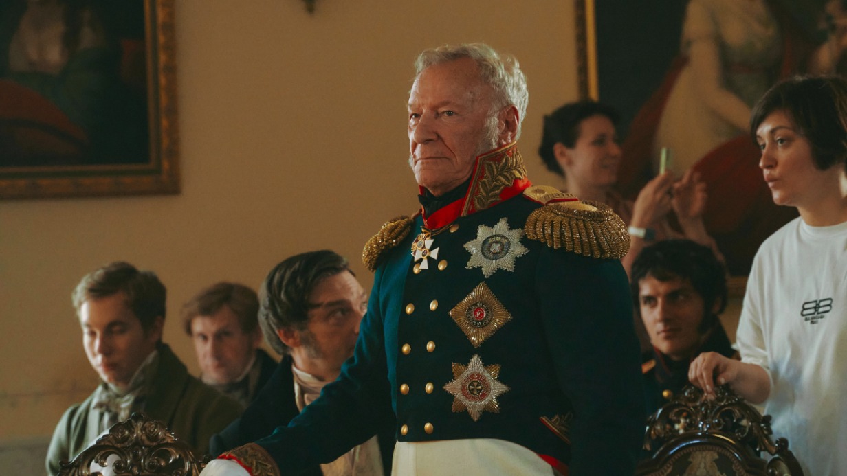 Кадр из сериала «Хозяин Москвы»: народный артист РСФСР Сергей Шакуров в роли графа Ивана Васильевича Гудовича, генерал-губернатора Москвы с 1809 по 1812 год