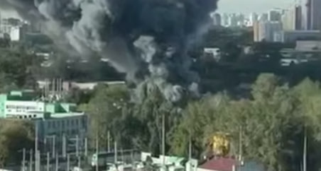 Пожар на складе в Нагорном проезде в Москве 28 августа 2026 года: фото