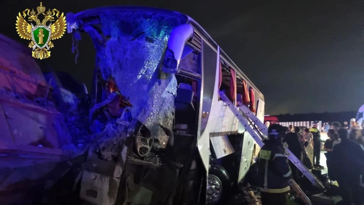 Число пострадавших в ДТП с автобусом в Ставрополье увеличилось до 38