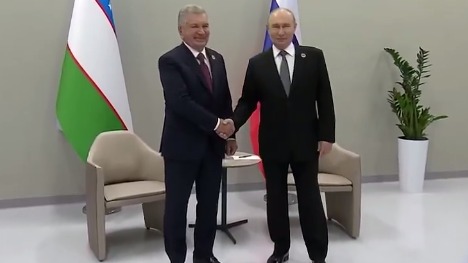 Путин встретился с президентом Узбекистана Мирзиеевым