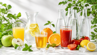 Соки, вода и напитки: время выбрать лучшие вкусы
