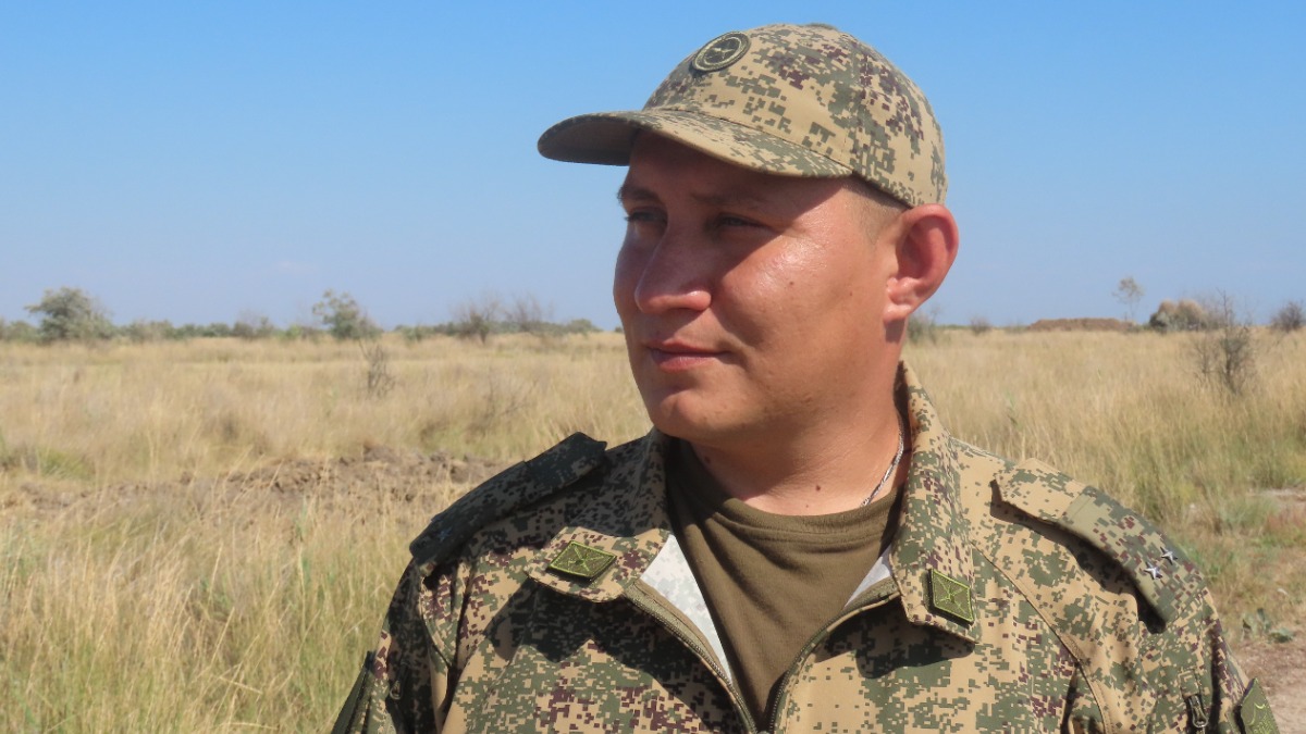 29 августа. Командир роты 18-й общевойсковой армии группировки «Днепр» на передовой