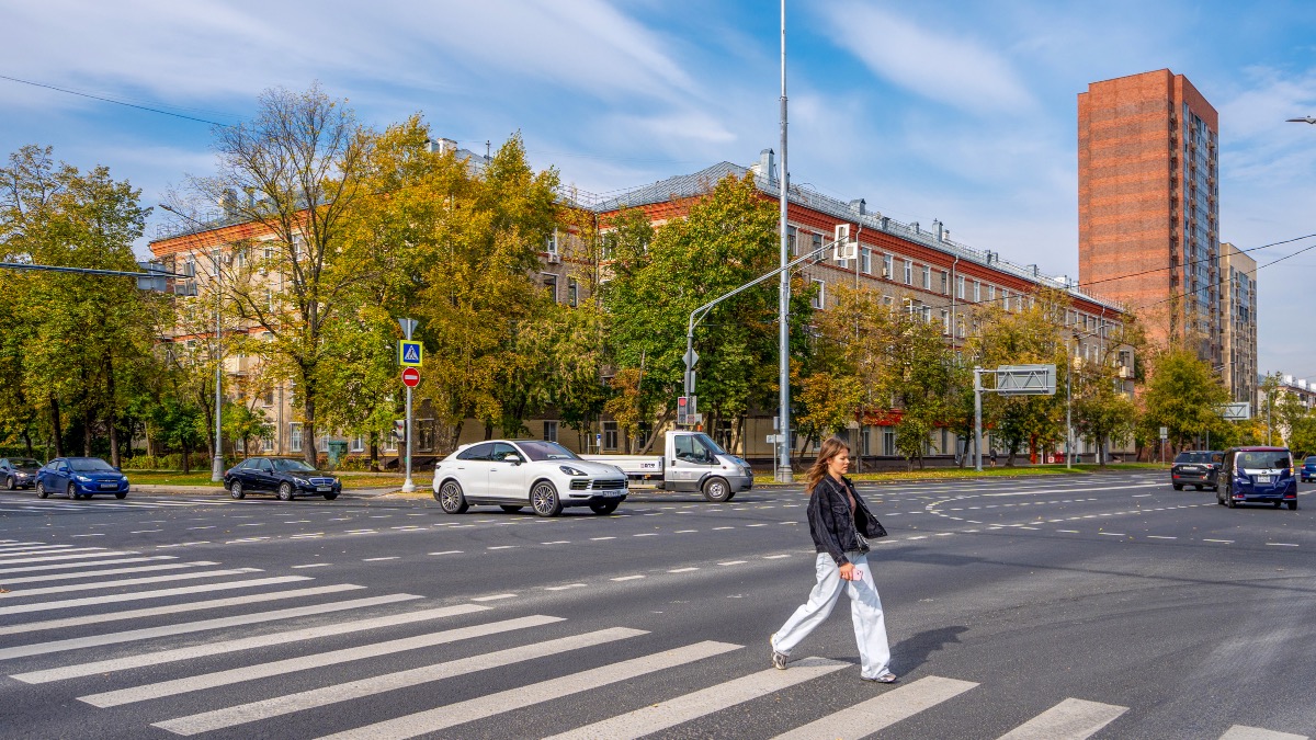 На юго-востоке Москвы обновили асфальт на Люблинской улице