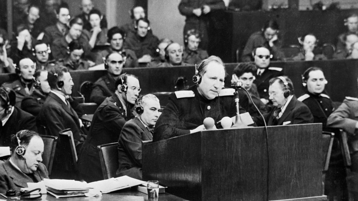 Нюрнберг, 1946 год. Выступление главного обвинителя от СССР Романа Андреевича Руденко