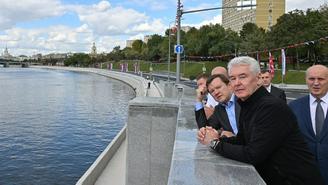 Сергей Собянин открыл Крутицкую и первый участок Симоновской набережной