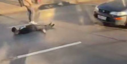 Машина сбила девушку на Чертановской улице в Москве 1 октября: фото