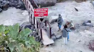 Туристы пренебрегли предупреждением о вспышке чумы и пробрались в урочище Кызылкол