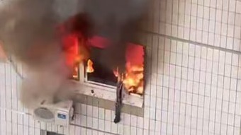 Пожар в квартире в Игарском проезде в Москве 8 октября