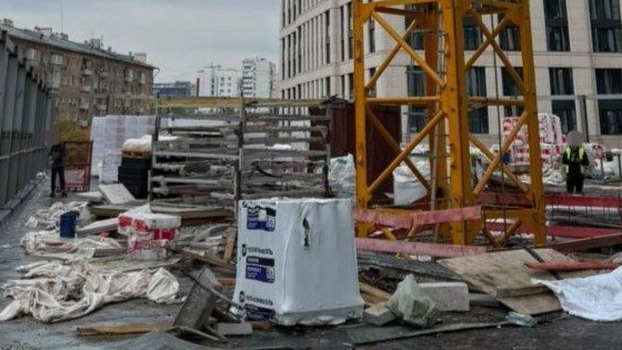 Рабочий погиб на стройке на Ленинградском проспекте в Москве 12 октября