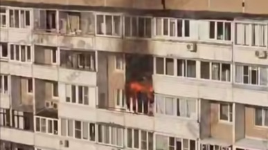 Пожар произошел в доме на Жулебинском бульваре на юго-востоке столицы
