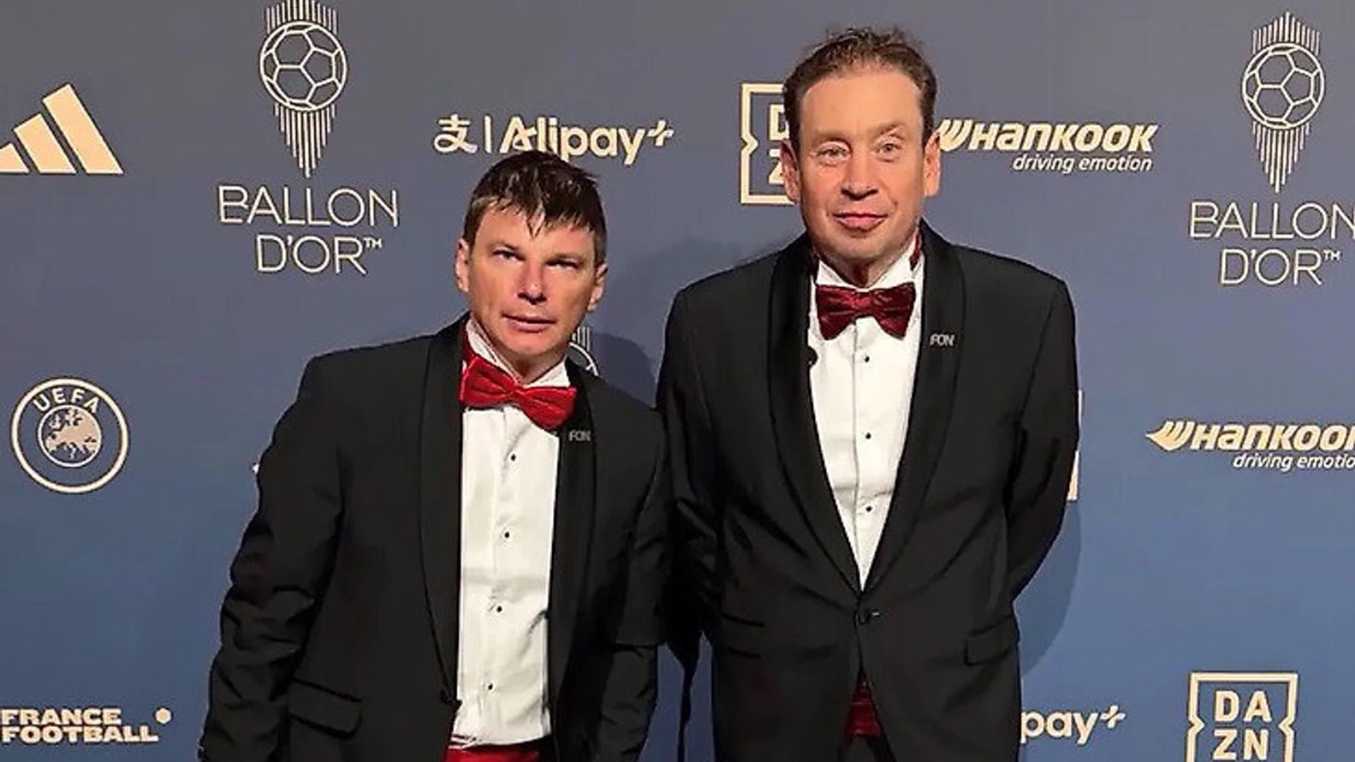 Аршавин и Слуцкий стали героями мемов после появления на церемонии «Золотой мяч»