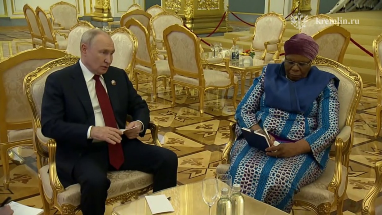 Путин встретился с президентом Намибии Нетумбо Нанди-Ндаитвой