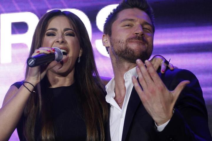 Певица Анни Лорак и певец Сергей Лазарев