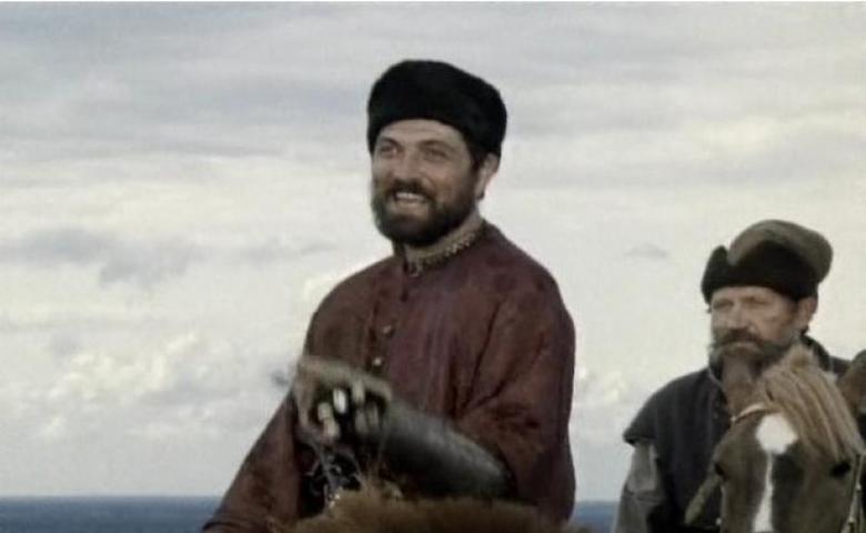 Актер Виктор Степанов в роли Ермака