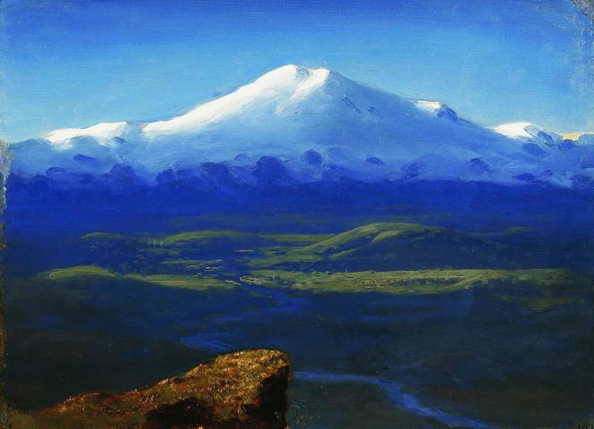 «Снежные вершины. 1890-1895», Архип Куинджи