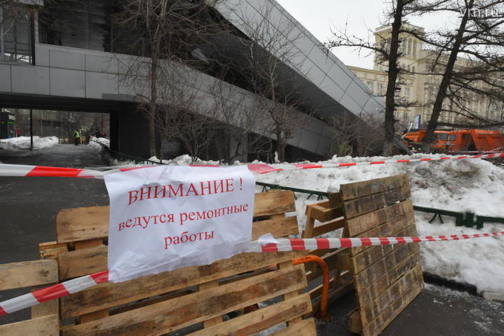  В настоящий момент опасная территория ограждена в целях предотвращения возможных чрезвычайных ситуаций