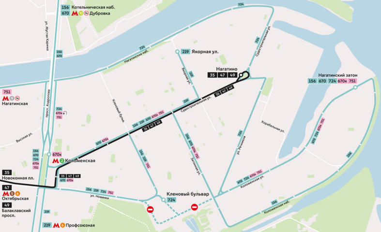 Часть Коломенской улицы в Москве перекроют из-за строительства метро
