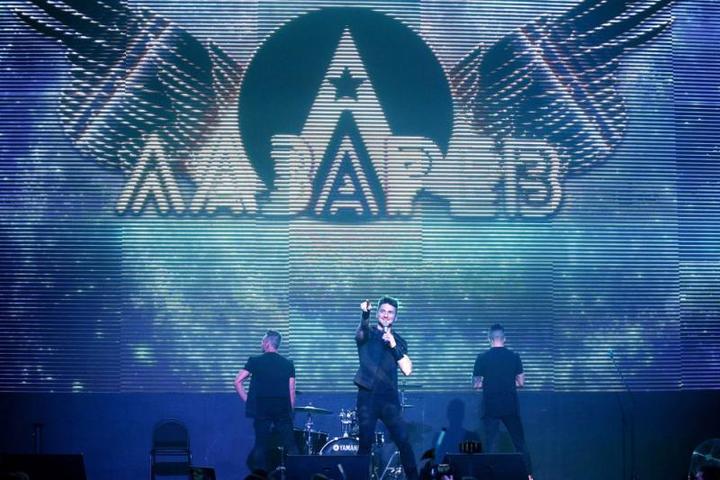 Певец, конкурсант Евровидения 2016 Сергей Лазарев (Россия) во время выступления на гала-концерте Pre-Party Eurovision 2016 в «Известия Hall»