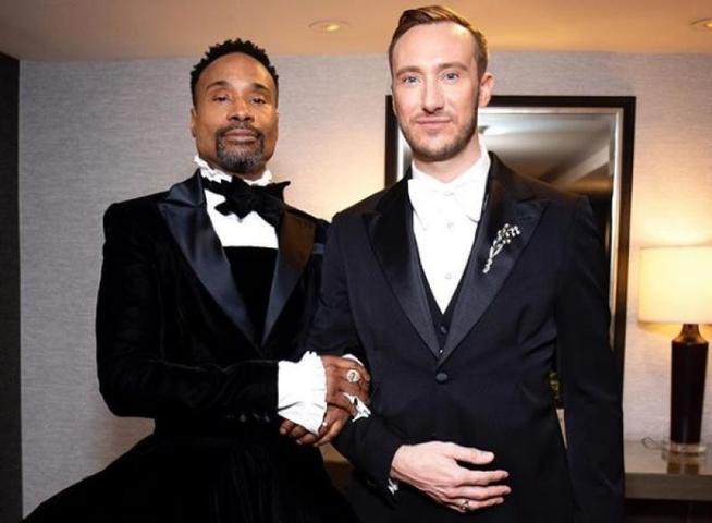  Американский актер Билли Портер и его супруг Адам Портер-Смит