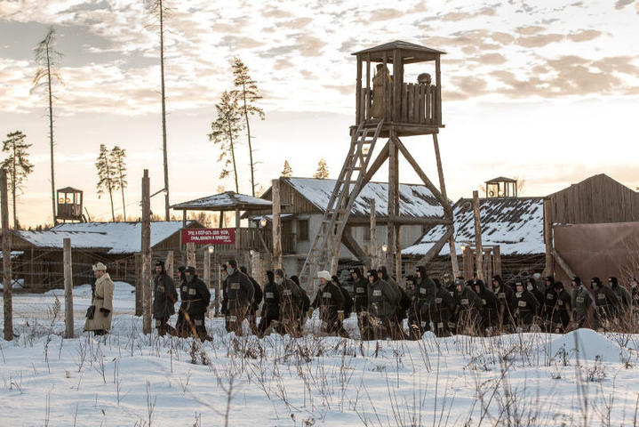 Съемки фильма «Один день Ивана Денисовича»