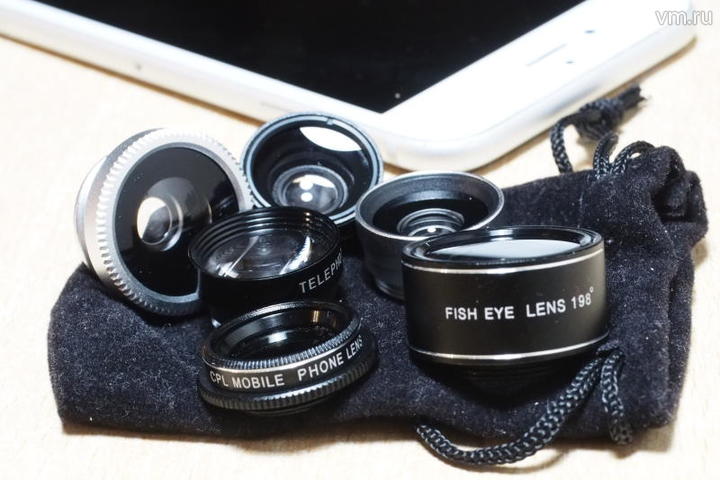 Такой набор объективов можно купить за 500 рублей