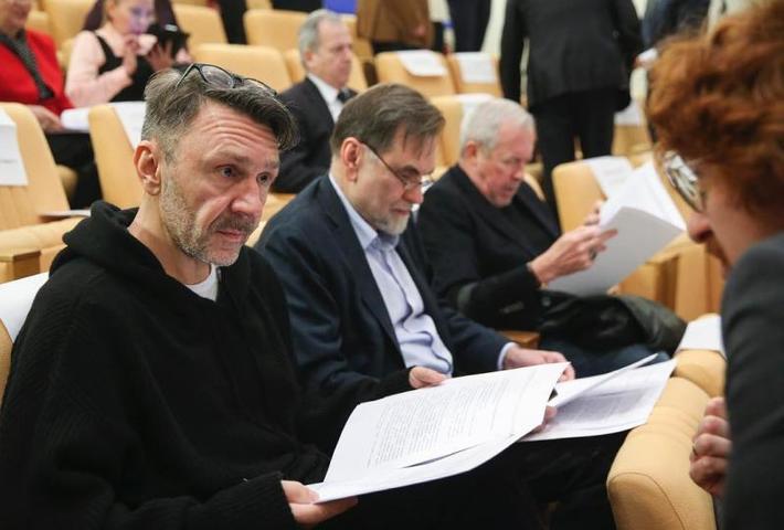 Сергей Шнуров на заседании совета по культуре при Госдуме России