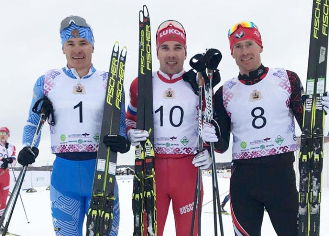 Московские лыжники завоевали два золота на чемпионате России
