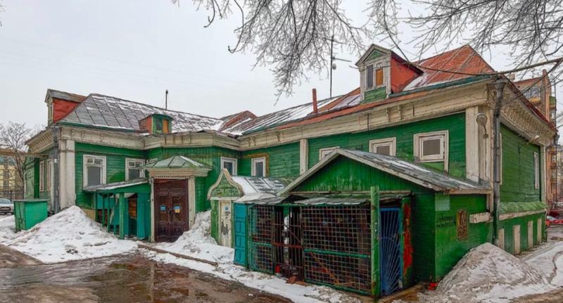 Почти полностью уцелела внутренняя планировка дома