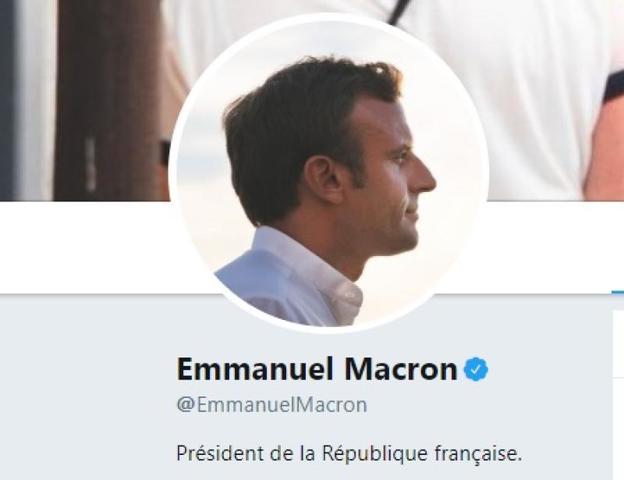 На новом аватаре президент Пятой республики похож на римских монархов, изображаемых на монетах