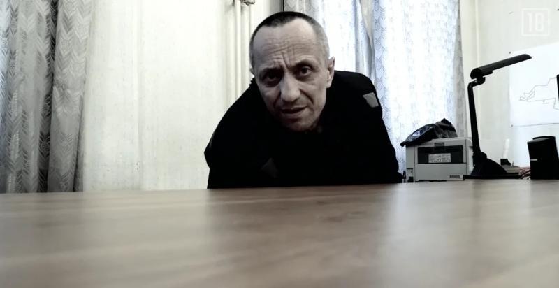 Ангарский маньяк Михаил Попков во время съемок фильма "Хороший человек"