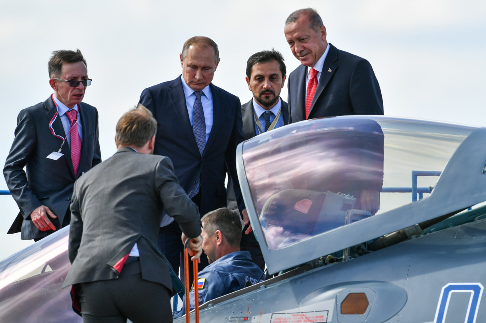 Президент России Владимир Путин и президент Турции Реджеп Тайип Эрдоган